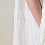 45R Linen Tuck Dress