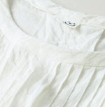 45R Linen Tuck Dress