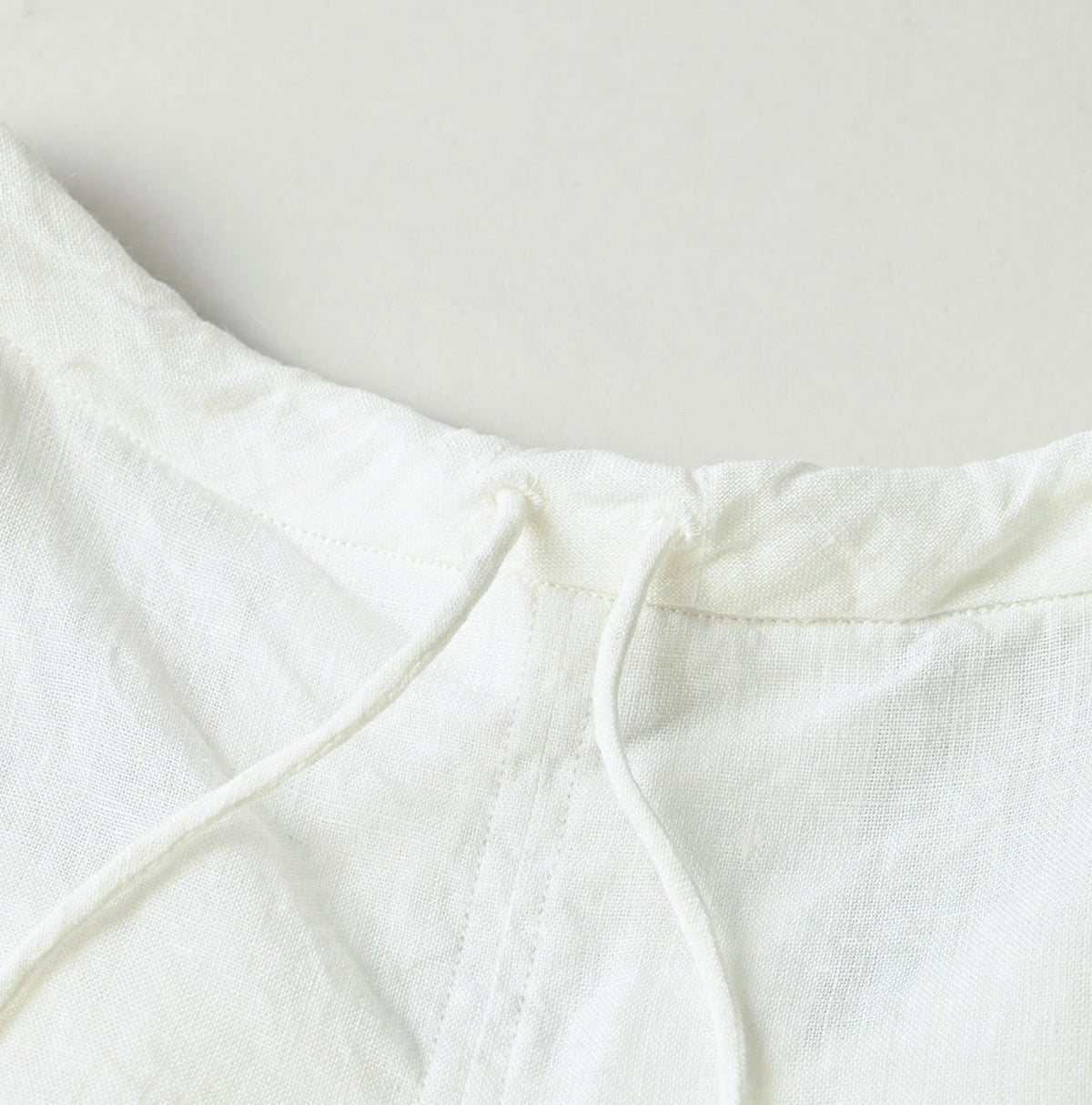 45R Linen Tuck Dress