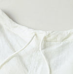 45R Linen Tuck Dress