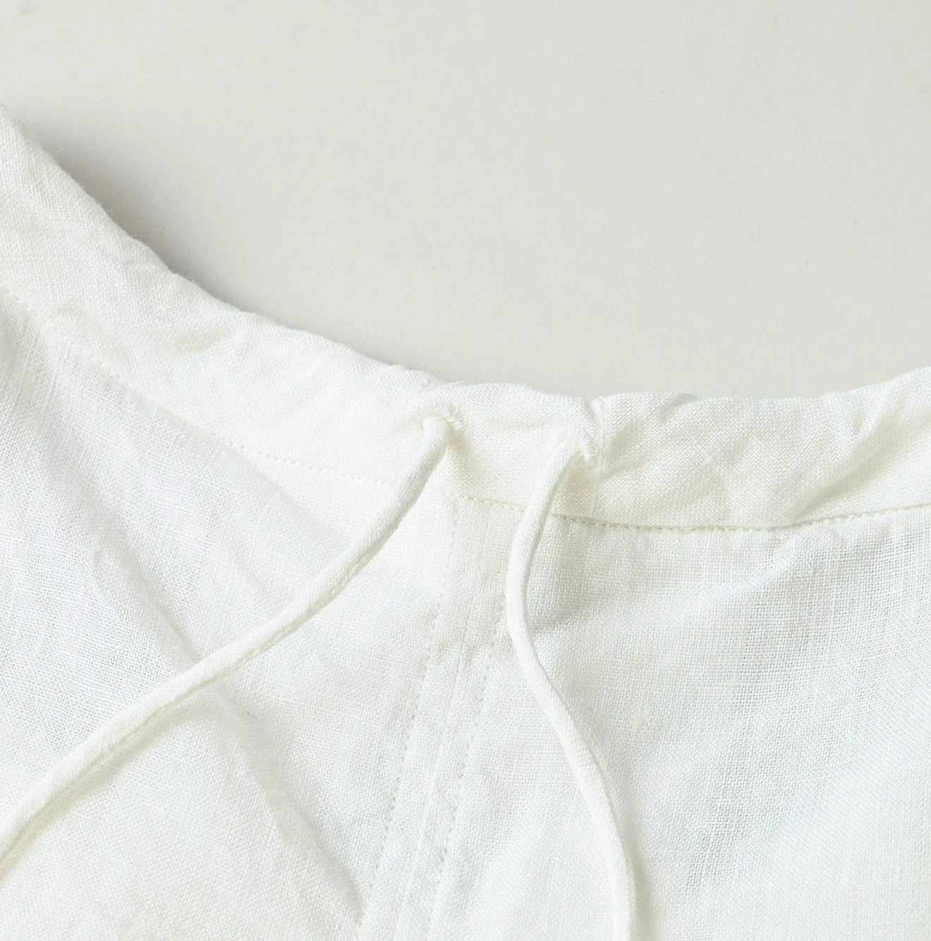 45R Linen Tuck Dress