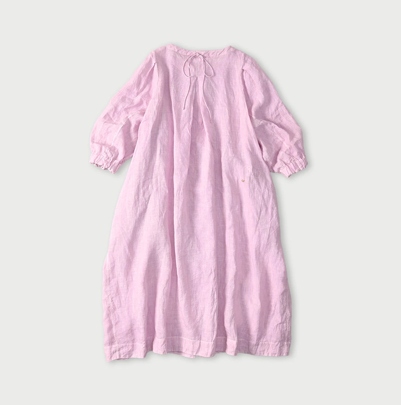 45R Linen Tuck Dress (Plant-Based Dye) - Image 16
