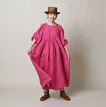 45R Linen Tuck Dress (Plant-Based Dye)