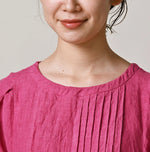 45R Linen Tuck Dress (Plant-Based Dye)