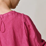 45R Linen Tuck Dress (Plant-Based Dye)