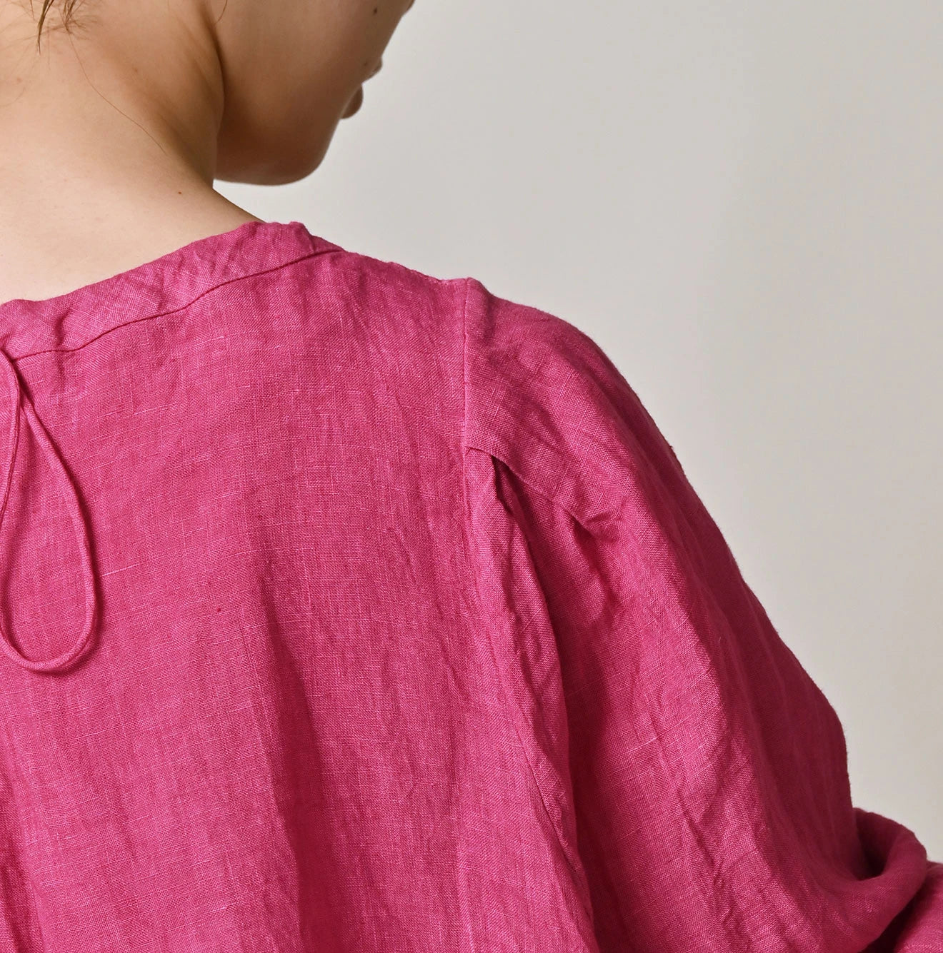 45R Linen Tuck Dress (Plant-Based Dye) - Image 13