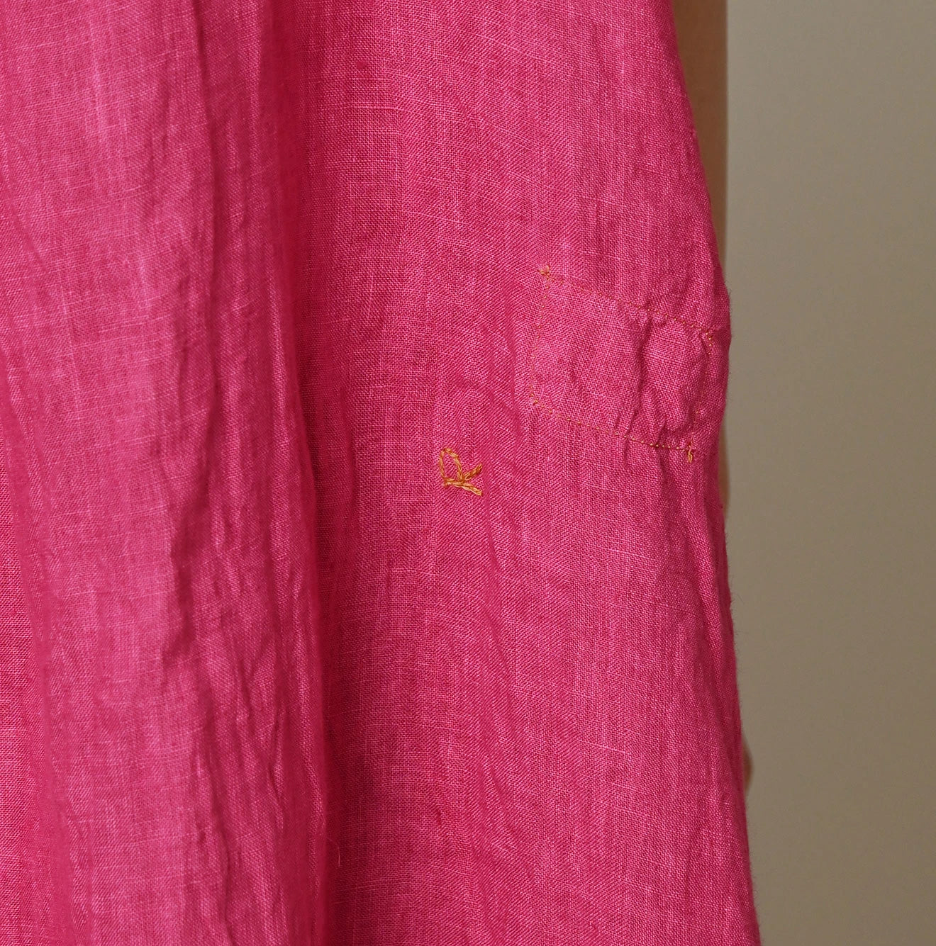 45R Linen Tuck Dress (Plant-Based Dye) - Image 15