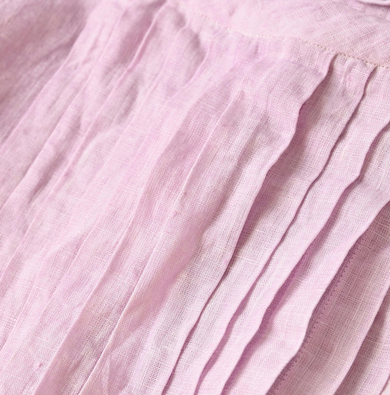 45R Linen Tuck Dress (Plant-Based Dye) - Image 18