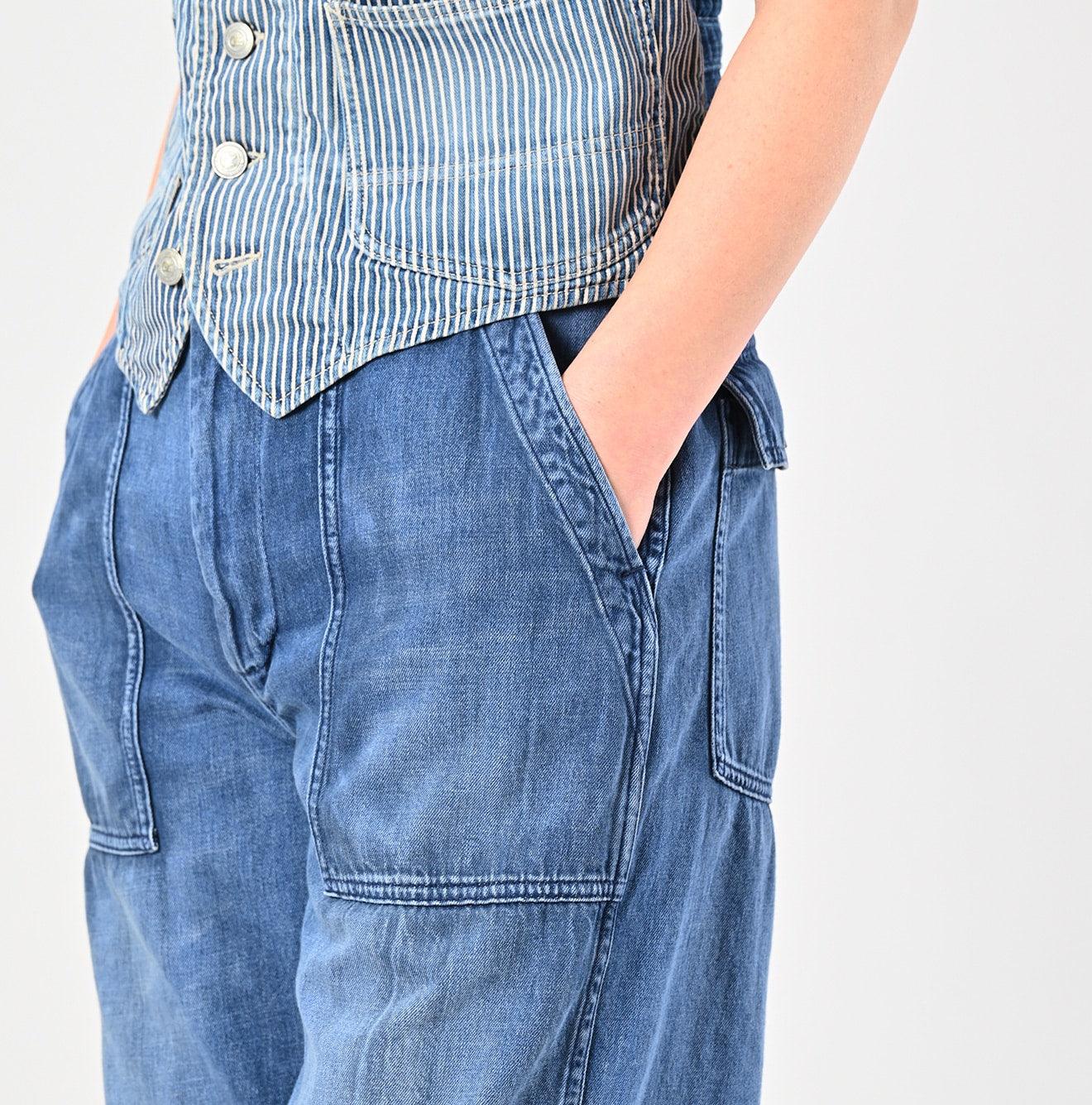 Monpu Denim 908 Baker Pants Tan - 45R by 45rpm studio - Image 11