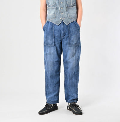 Monpu Denim 908 Baker Pants Tan - 45R by 45rpm studio