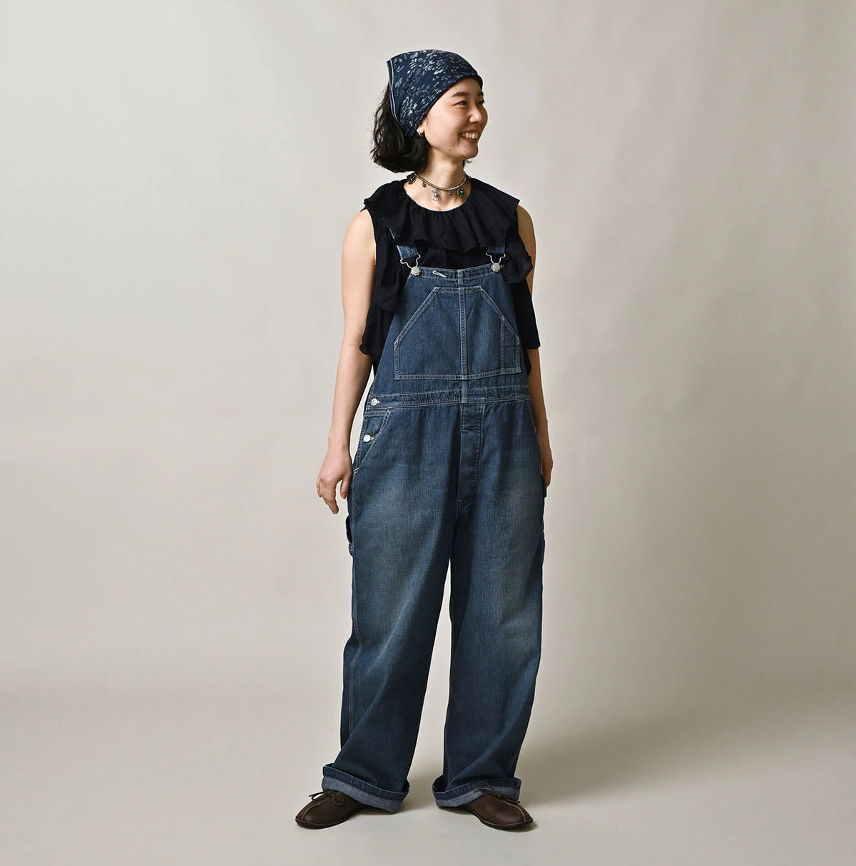 45R Mugihiko Denim 908 Overall Zyu