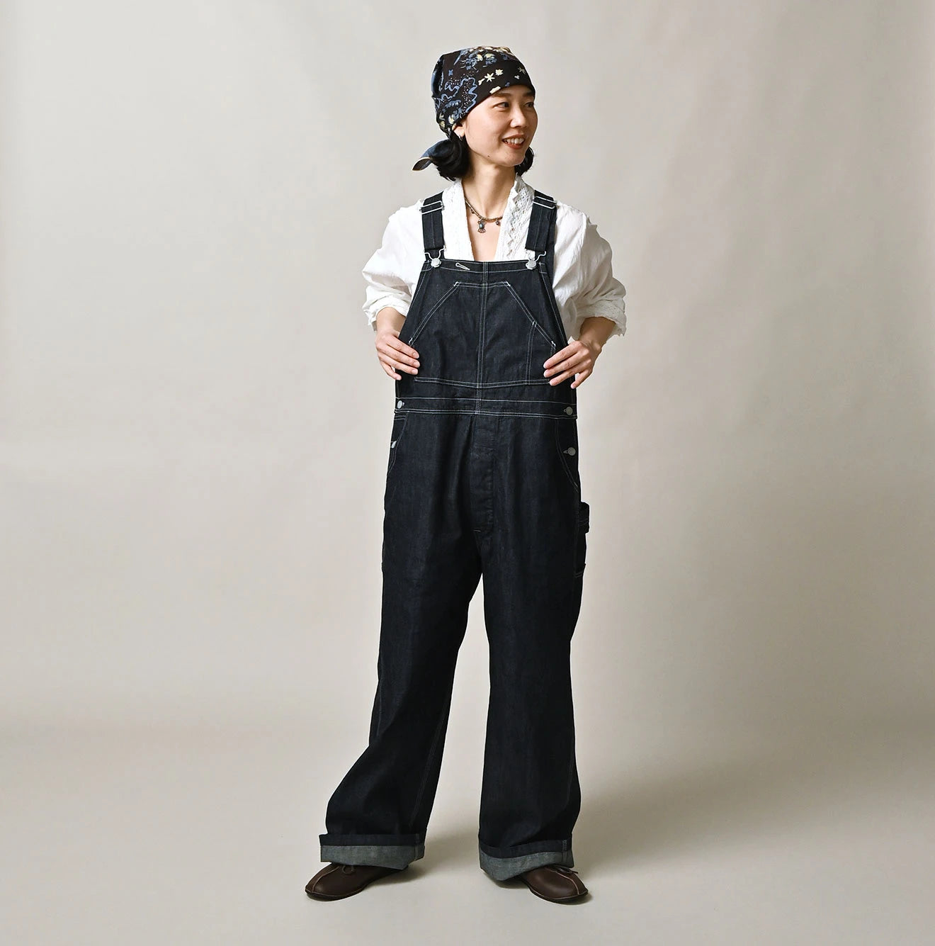 45R Mugihiko Denim 908 Overall Nou - Image 2