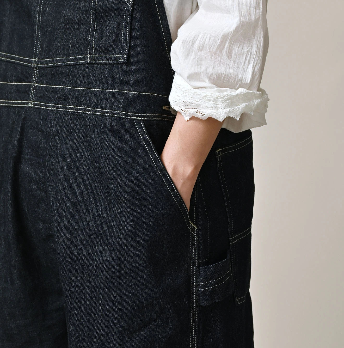 45Rモンプチチノの908チーゴオールインワン Mugihiko Denim 908 Overall Nou | 45R Official Online Store – 45R