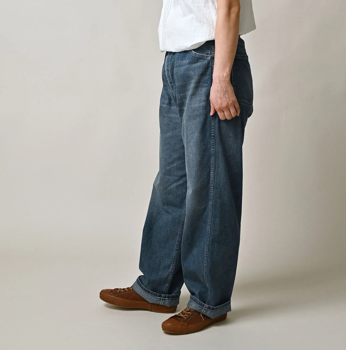 45R Mugihiko Denim 908 Painter Tan