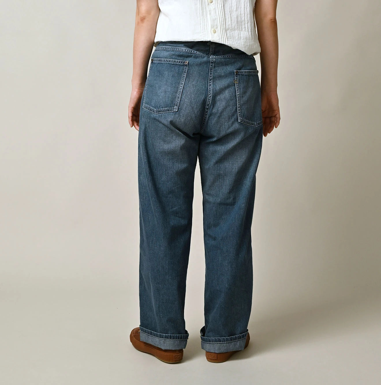 45R Mugihiko Denim 908 Painter Tan - Image 9