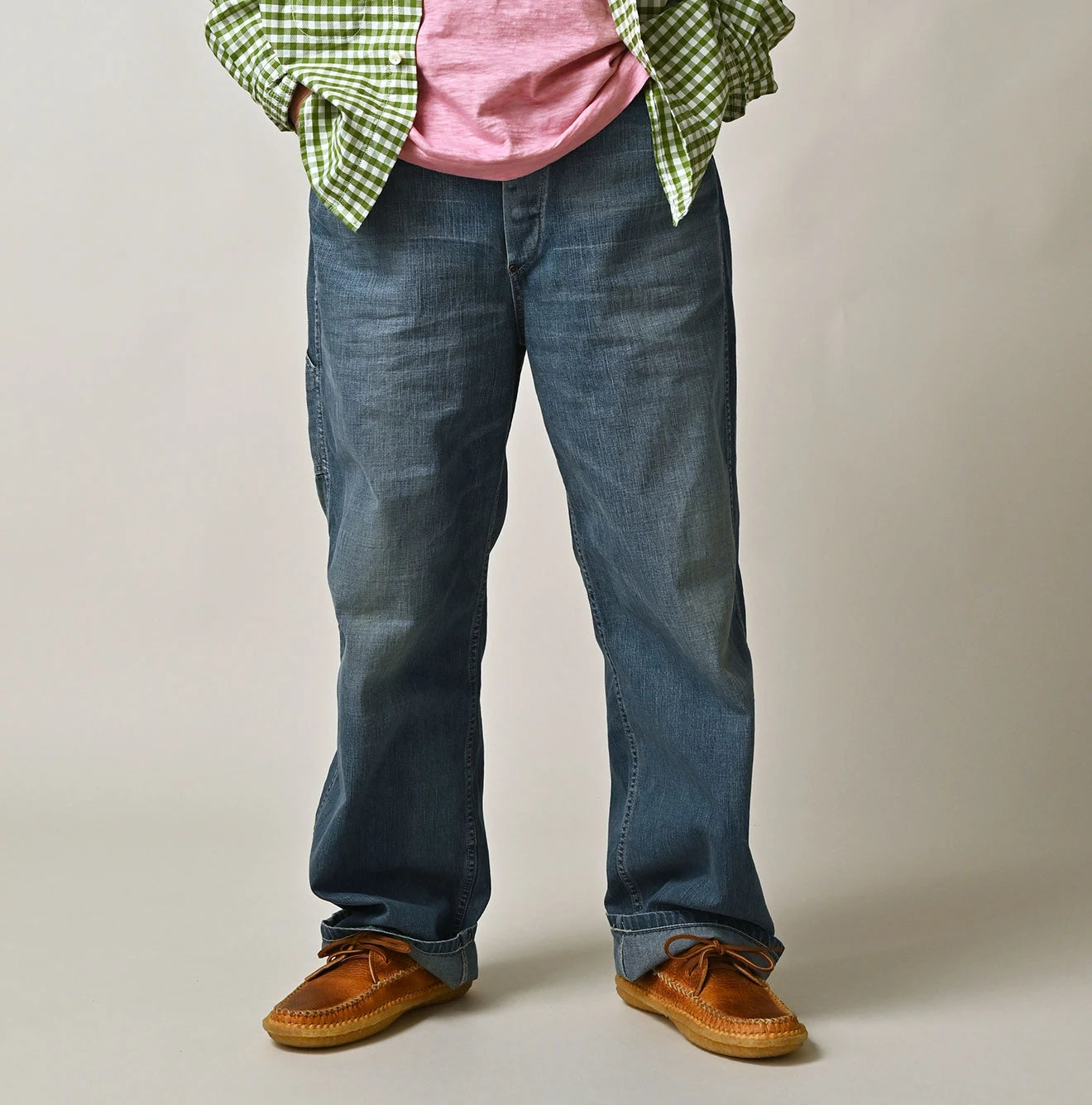 45R Mugihiko Denim 908 Painter Tan - Image 4