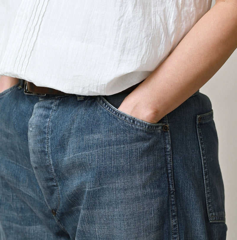 45R Mugihiko Denim 908 Painter Tan - Image 12