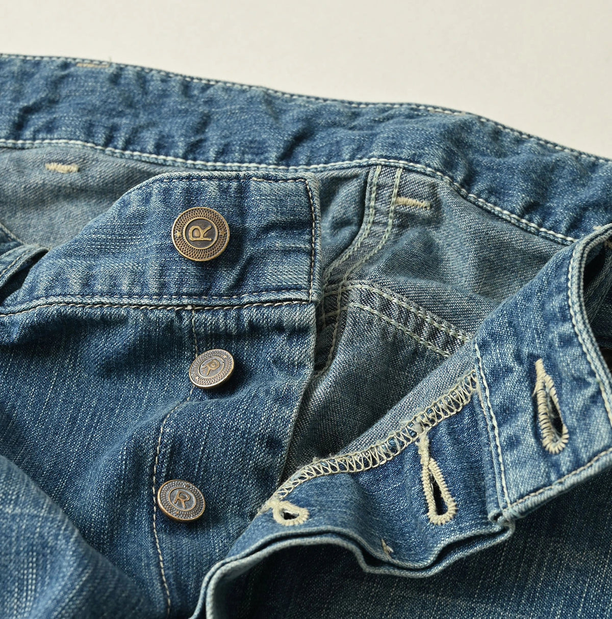 45R Mugihiko Denim 908 Painter Tan