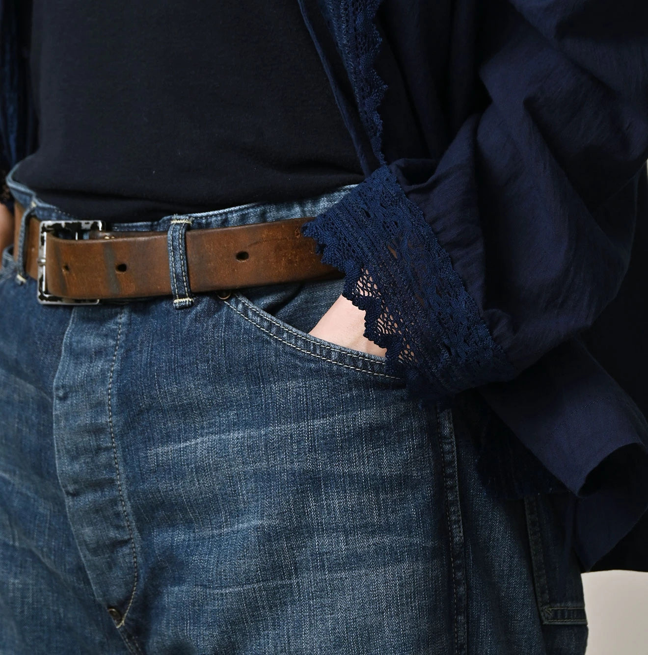 45R Mugihiko Denim 908 Painter Zyu - Image 11