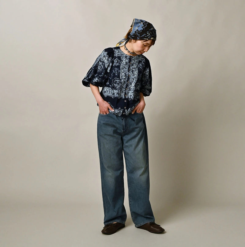 45R Mugihiko Denim Charlotte5 Tan - Image 3