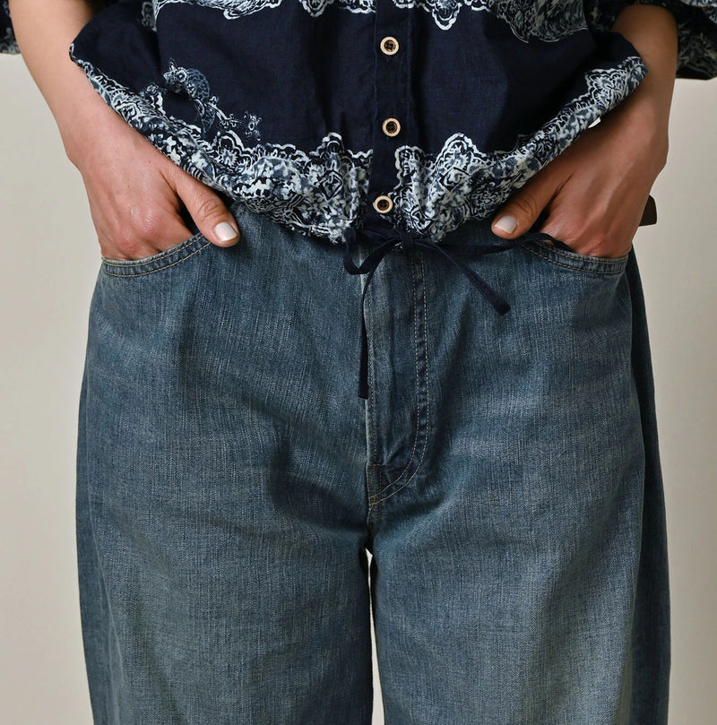 45R Mugihiko Denim Charlotte5 Tan - Image 7