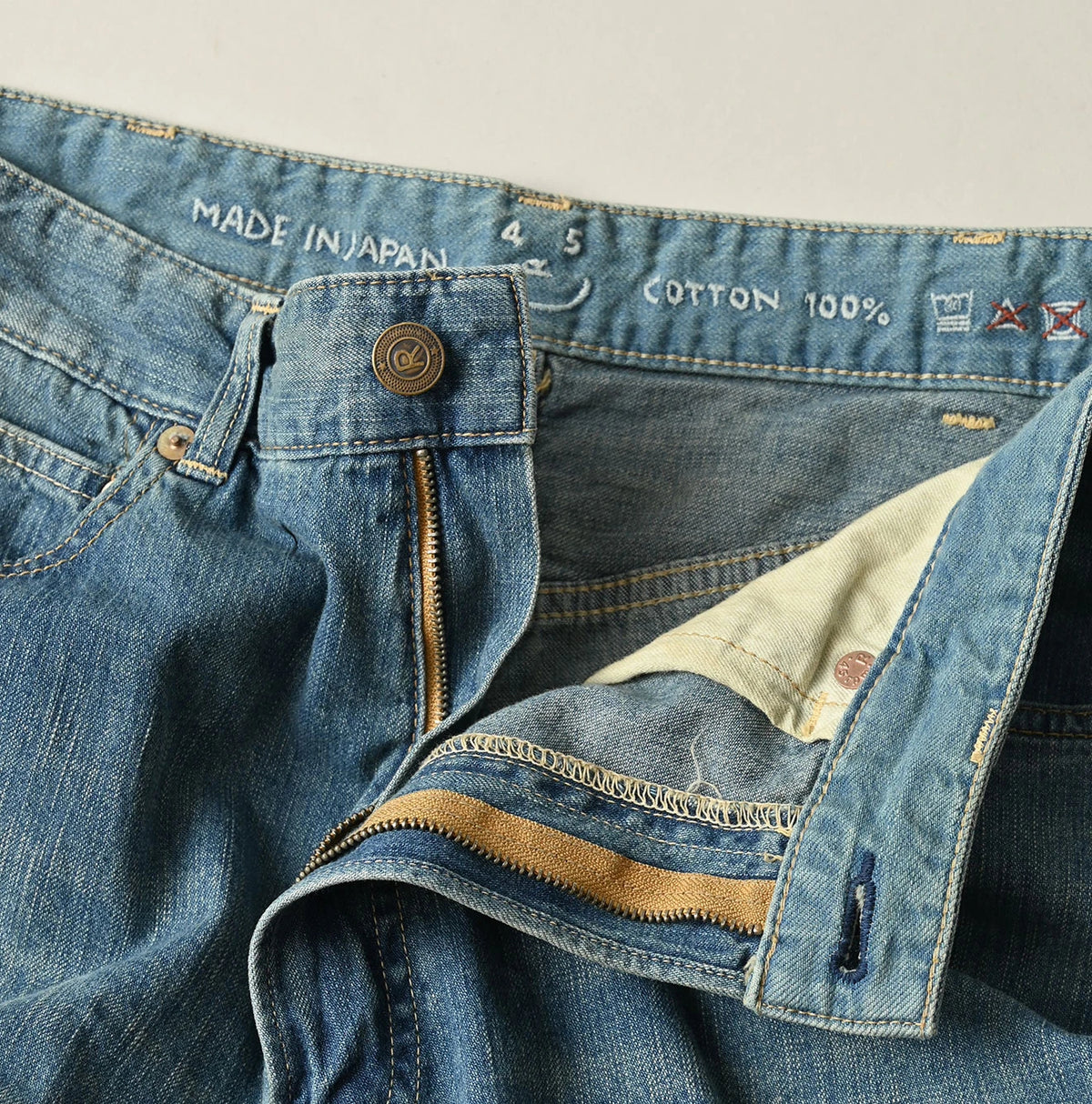 45R Mugihiko Denim Charlotte5 Tan