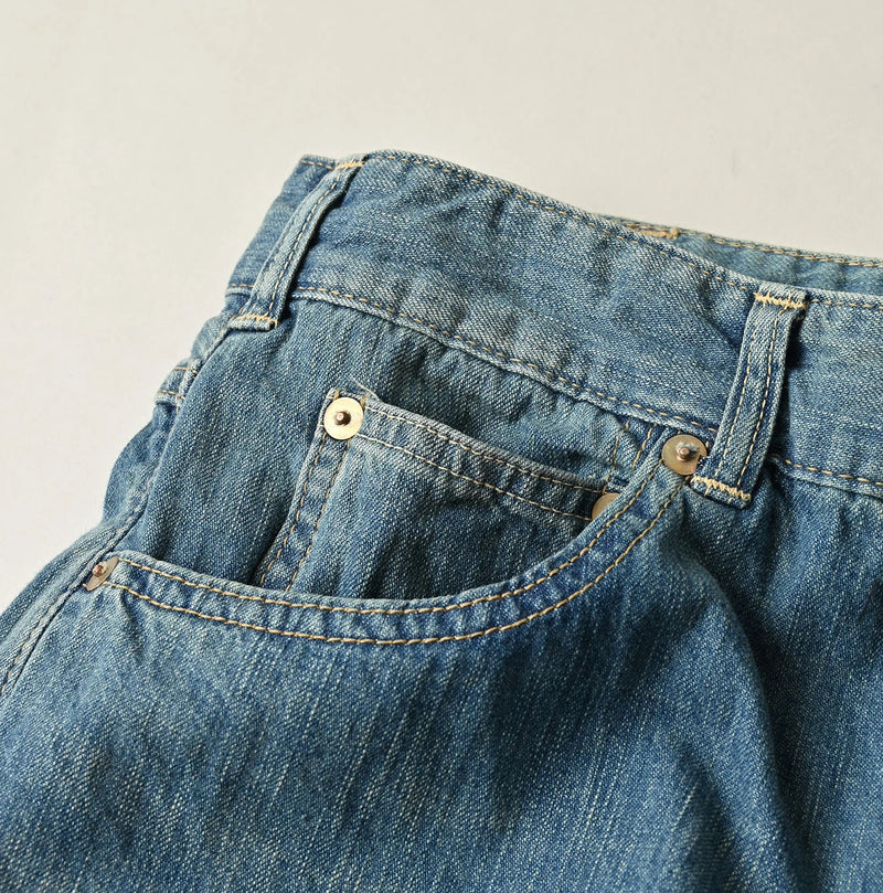 45R Mugihiko Denim Charlotte5 Tan - Image 14