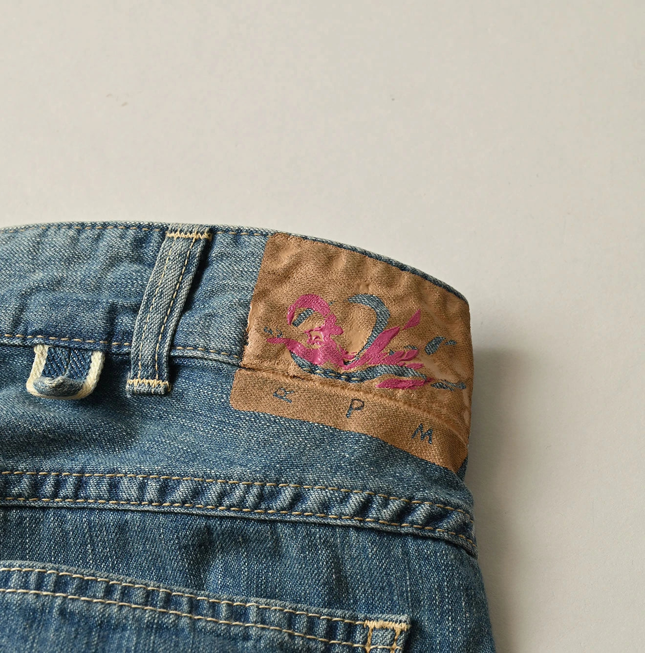 45R Mugihiko Denim Charlotte5 Tan