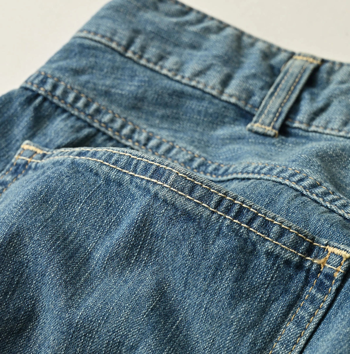 45R Mugihiko Denim Charlotte5 Tan