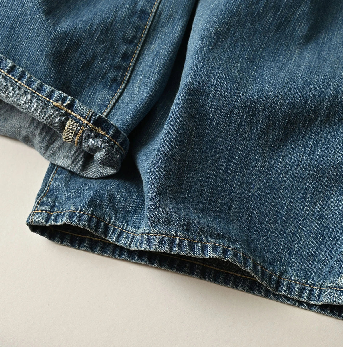 45R Mugihiko Denim Pippe Bachihime Tan