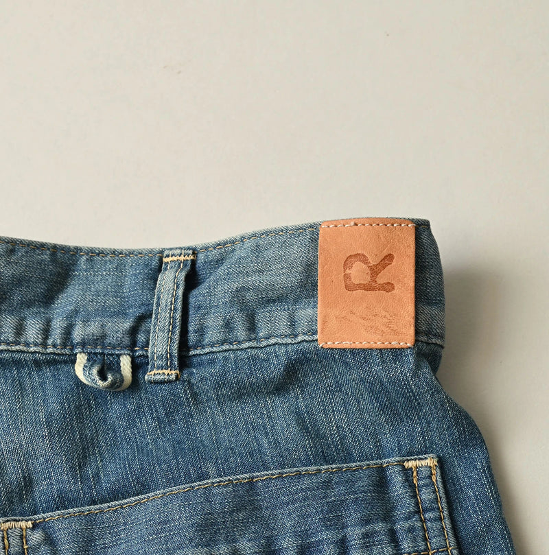 45R Mugihiko Denim Pippe Bachihime Tan - Image 17