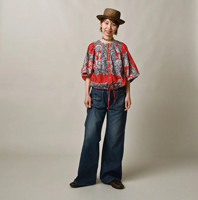 45R Mugihiko Denim Pippe Bachihime Zyu