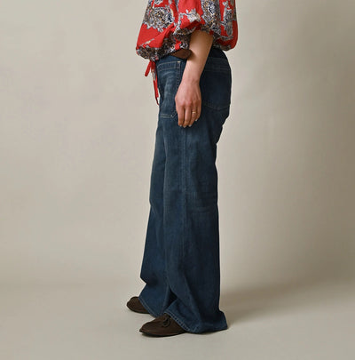 45R Mugihiko Denim Pippe Bachihime Zyu