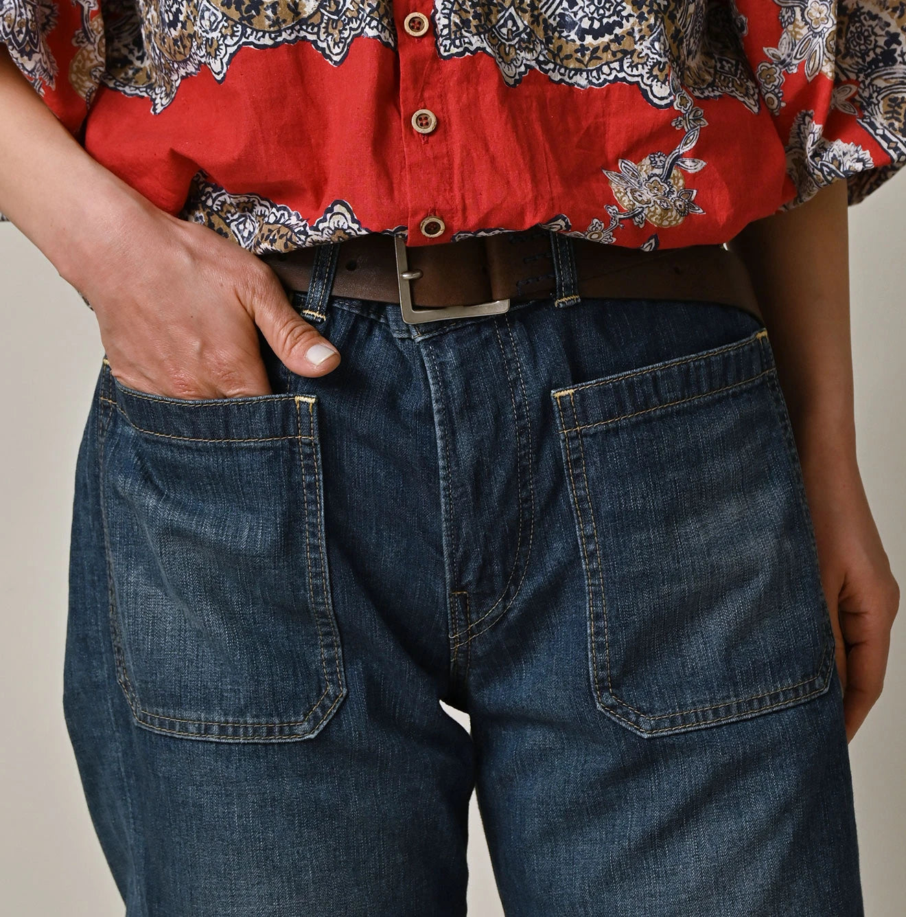 45R Mugihiko Denim Pippe Bachihime Zyu - Image 7