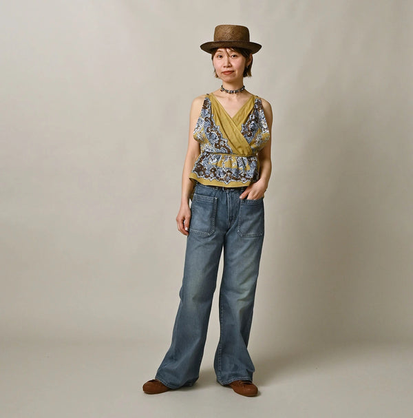 45R Mugihiko Denim Pippe Bachihime Sei