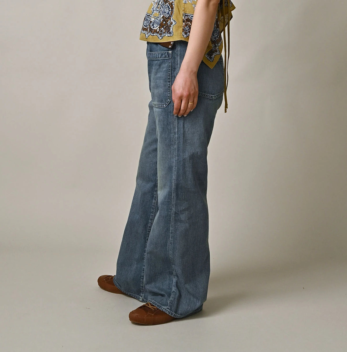 45R Mugihiko Denim Pippe Bachihime Sei