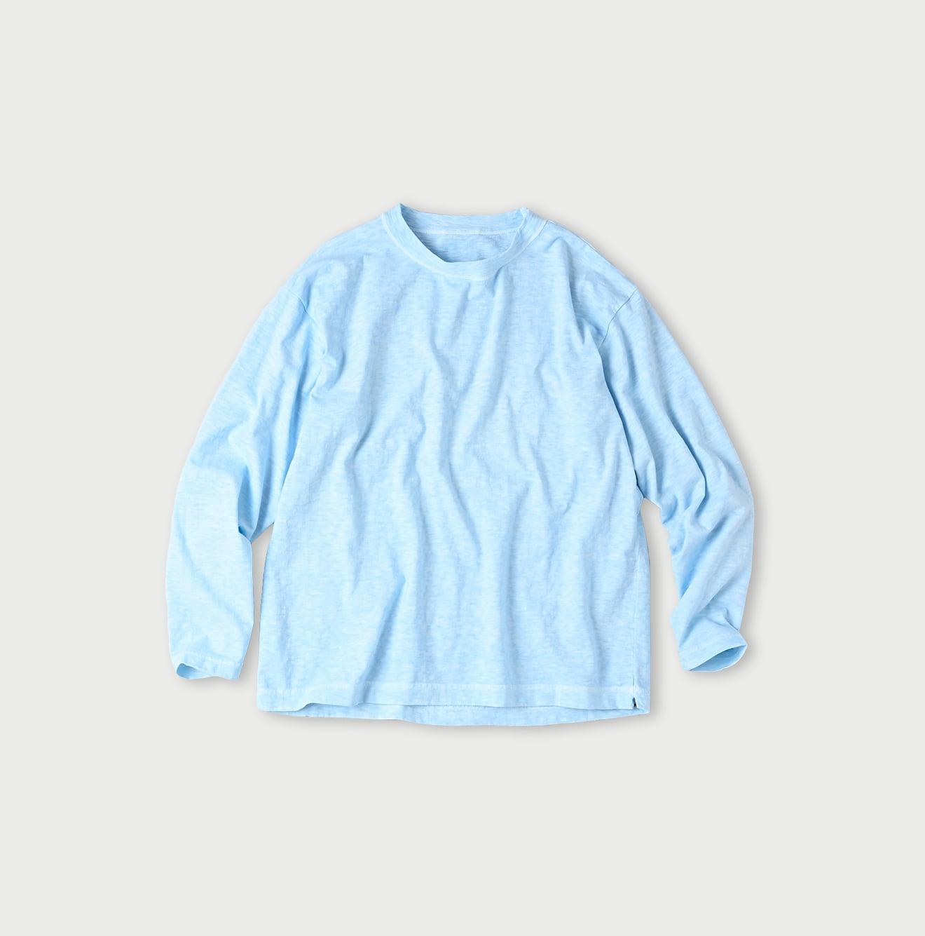 Botanical Dyed Ocean 908 Long Sleeve T-shirt – 45R GLOBAL