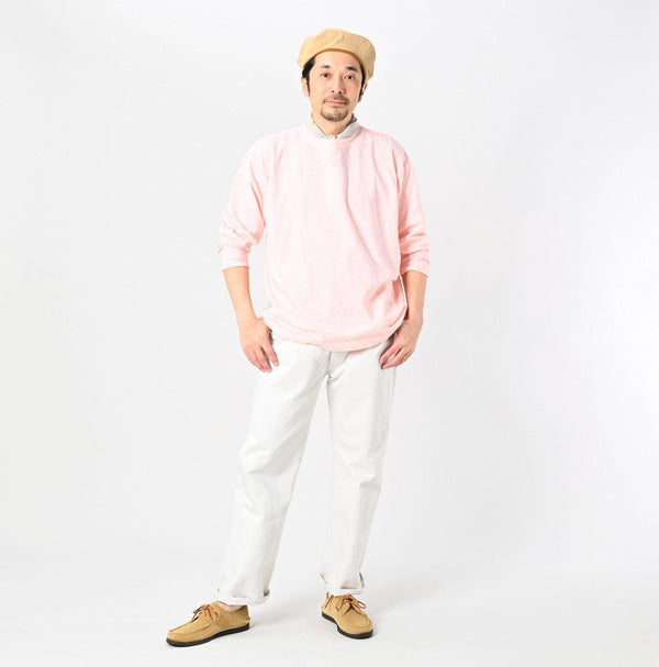 Botanical Dyed Ocean 908 Long Sleeve T-shirt - 45R by 45rpm studio