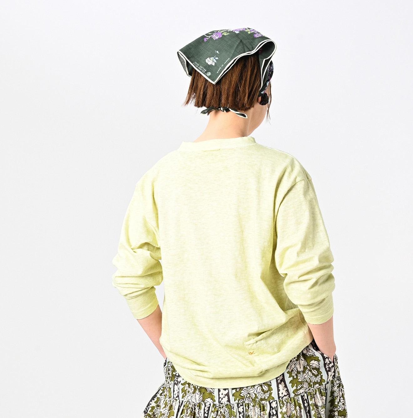 Botanical Dyed Ocean 908 Long Sleeve T-shirt - 45R by 45rpm studio - Image 16