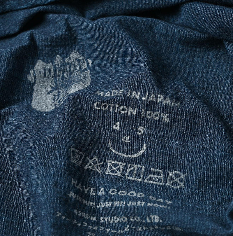 Indigo 45 Star 908 Short Sleeve T-shirt - 45R by 45rpm studio - Image 16