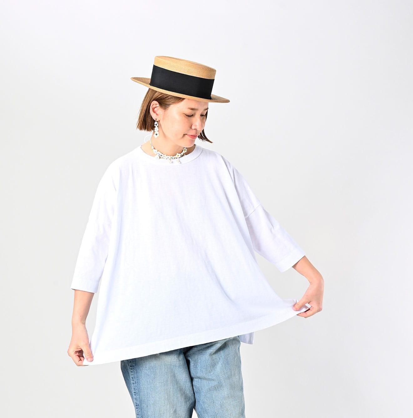 Big Slit T-shirt (White) - 45R by 45rpm studio