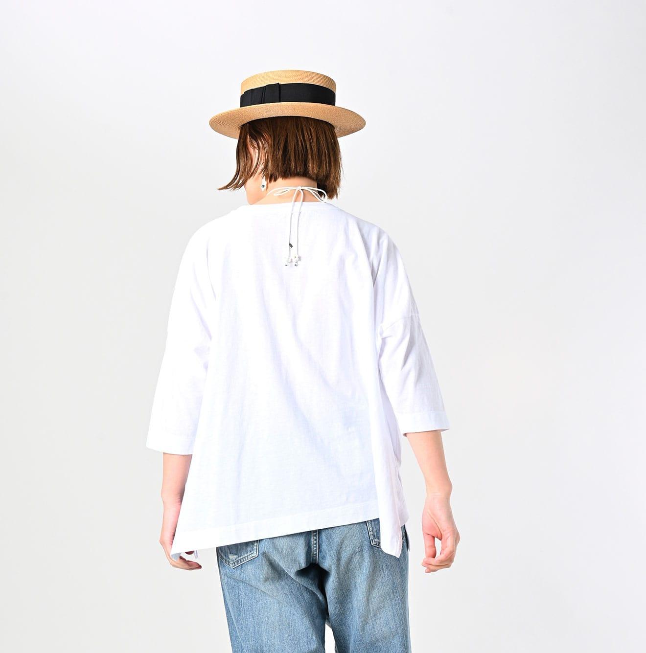 Big Slit T-shirt (White) - 45R by 45rpm studio