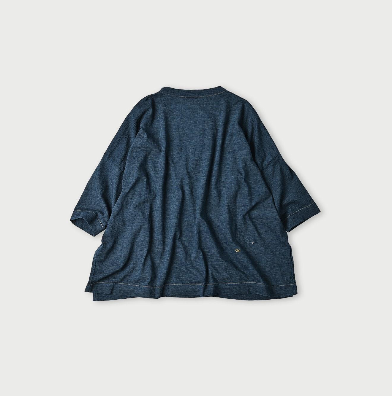 Indigo Big Slit T-shirt - 45R by 45rpm studio