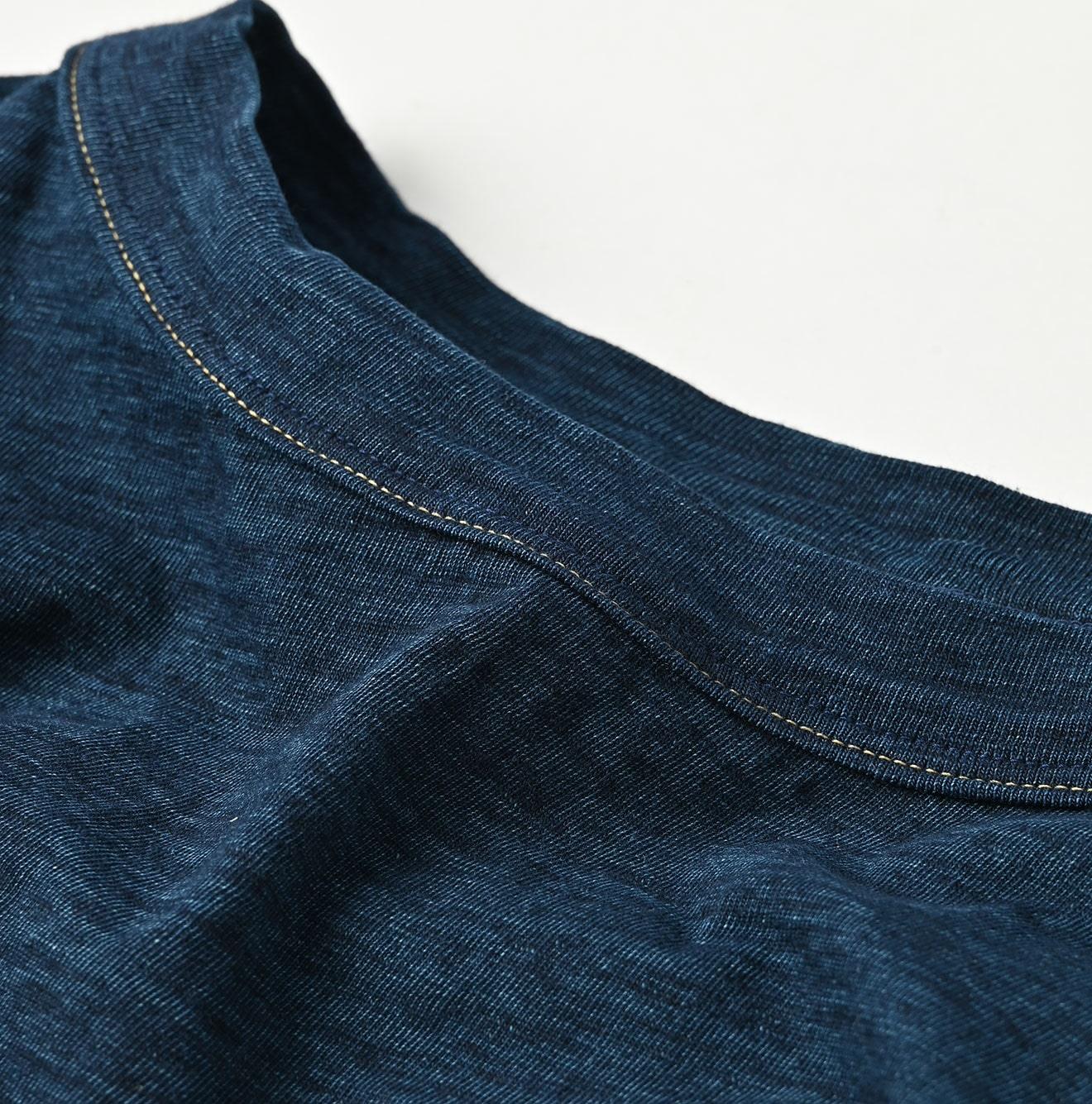 Indigo Big Slit T-shirt - 45R by 45rpm studio