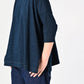 Indigo Big Slit T-shirt - 45R by 45rpm studio