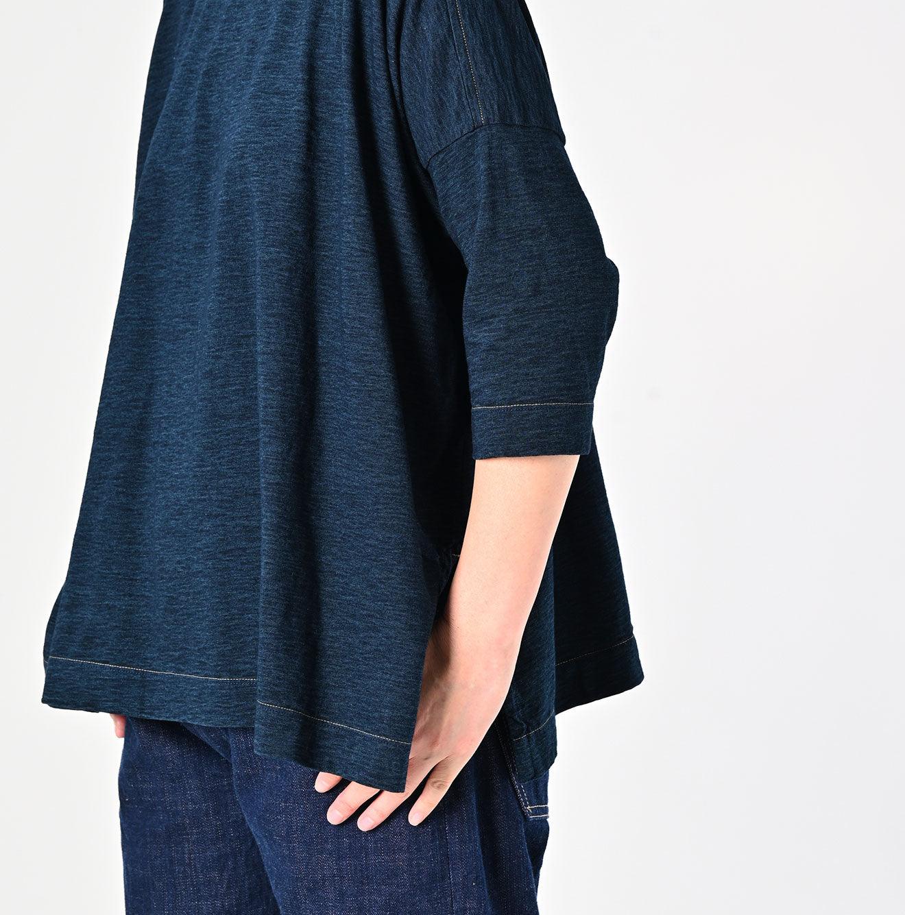 Indigo Big Slit T-shirt - 45R by 45rpm studio