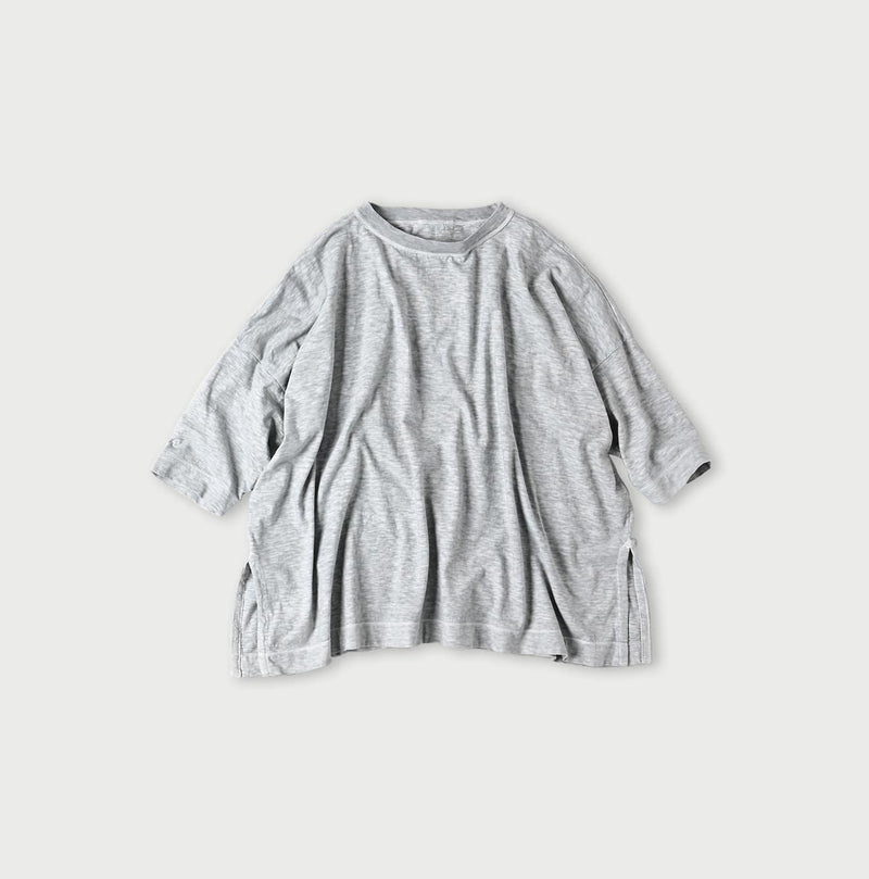 Botanical Dyed Big Slit T-shirt - 45R by 45rpm studio - Image 1