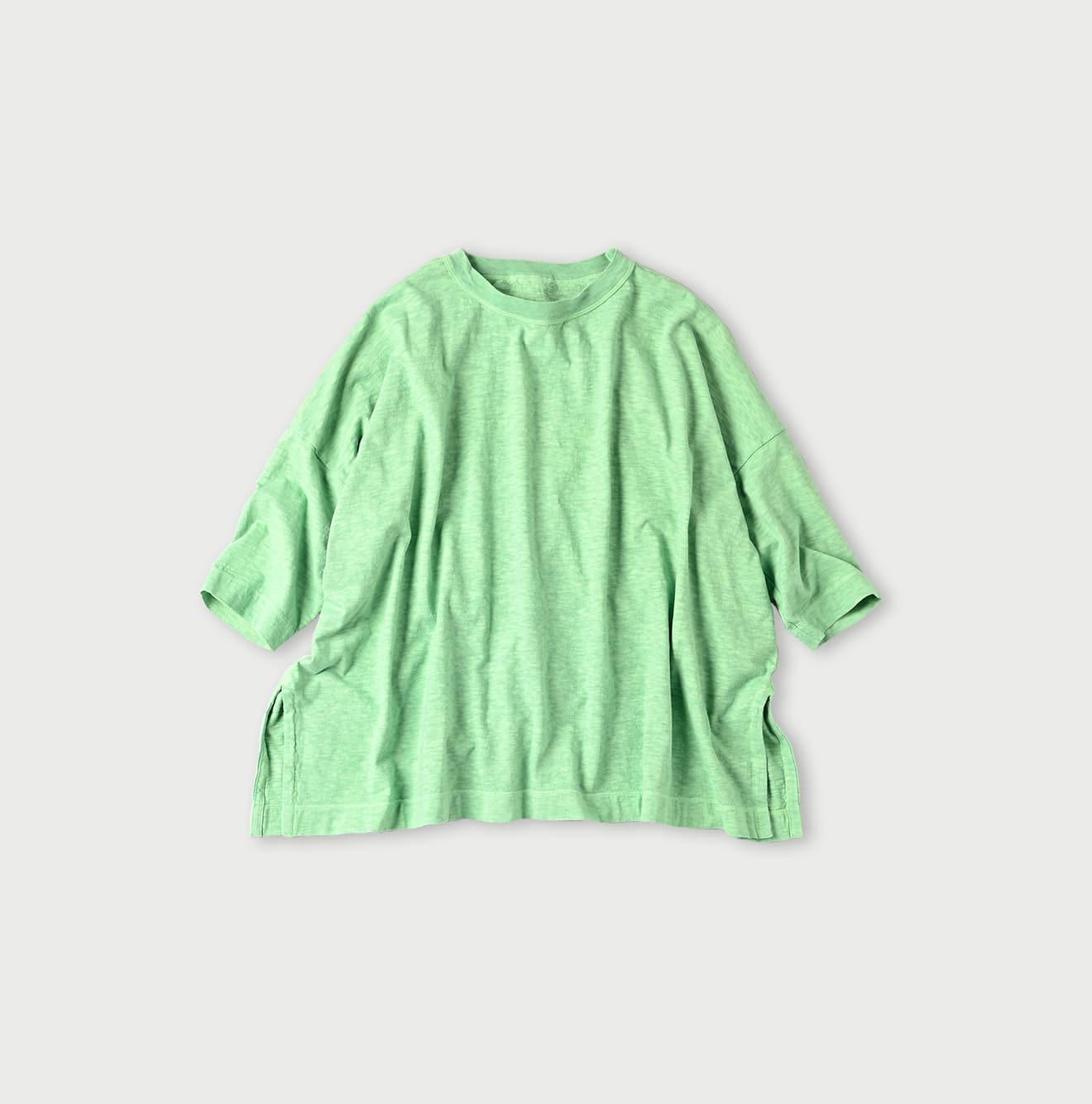 Botanical Dyed Big Slit T-shirt - 45R by 45rpm studio