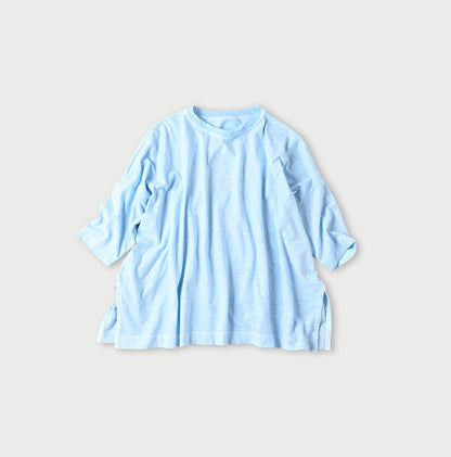 Botanical Dyed Big Slit T-shirt - 45R by 45rpm studio