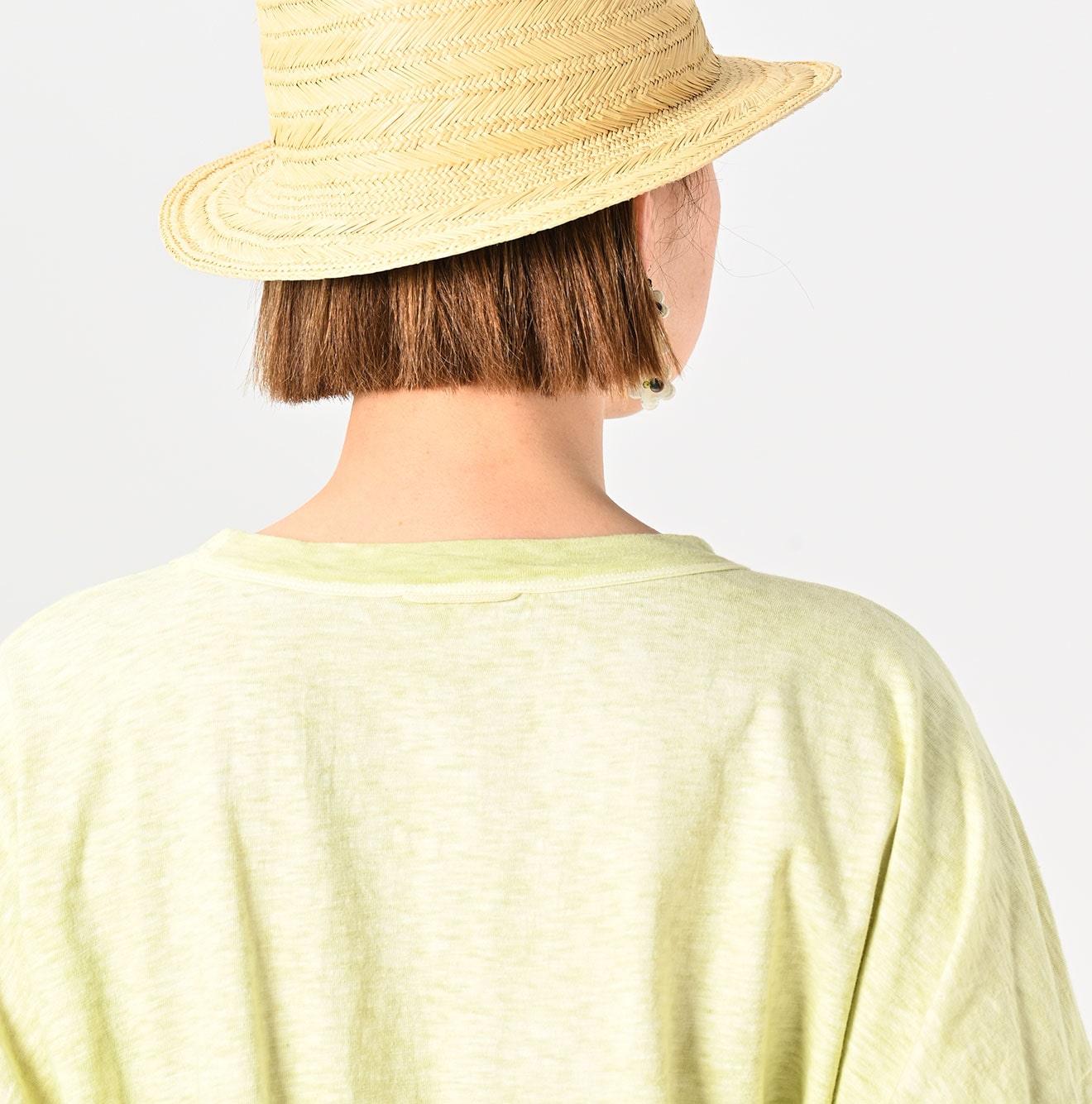 Botanical Dyed Big Slit T-shirt – 45R GLOBAL
